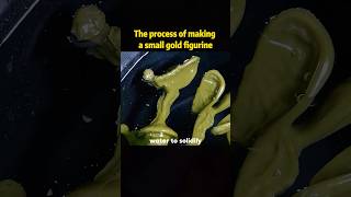 The process of making a small gold figurinecar ceramics elegant producer youtube foryou [upl. by Borreri]