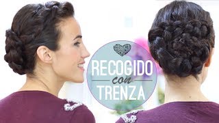 Recogido de trenzas romántico [upl. by Bolitho]