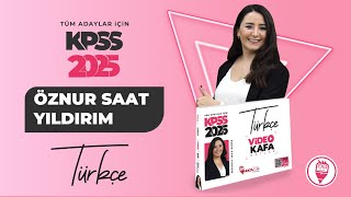 24 Tamlamalar 1  Öznur Saat Yıldırım KPSS TÜRKÇE 2025 [upl. by Sumetra918]