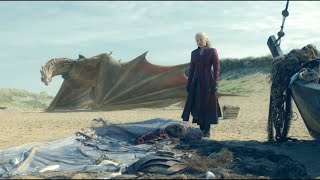 Rhaenyra Found Lucerys Arrax Dead Body Scene Ultra HD 4K  House Of The Dragons Season 2 Episode 1 [upl. by Ylime630]