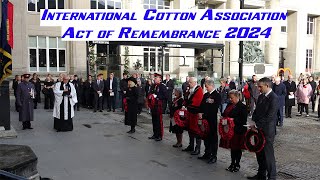 International Cotton Association Service of Remembrance 2024 [upl. by Eidur]