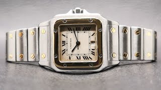 Cartier Santos Galbee Ref 187901 Case Diamter 29mm [upl. by Philis]