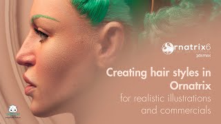 Creating Hair styles in Ornatrix [upl. by Iahc41]