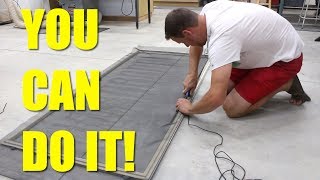 How To ReScreen A Patio Door [upl. by Fina325]