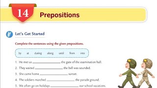 Prepositions  Ch14  ClassVIII  Part01  Collins English grammar and composition book [upl. by Leraj]