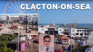 Clacton on Sea 🌊 Beach 🏝️United Kingdom 🇬🇧 [upl. by Earla]