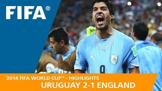 Uruguay v England  2014 FIFA World Cup  Match Highlights [upl. by Yatnohs495]