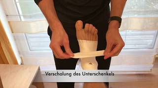 Sprunggelenkstape richtig anlegen  Tutorial Video [upl. by Einahpehs]