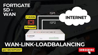 How to configure FortiGate WANLINKLoabalancing with Fortinet SDWAN [upl. by Rita]