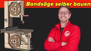 Profi Bandsäge aus Holz selber bauen  1 [upl. by Elyac]