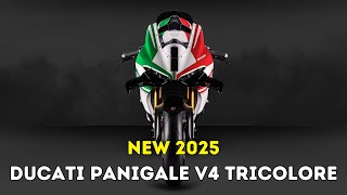 2025 Ducati Panigale V4 Tricolore The Ultimate Sports Bike Review [upl. by Sucramad]