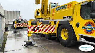 Van Der Spek BelgiumCLIENT TRAINING 🚧 of a Liebherr 150 tonne mobile crane [upl. by Ariek176]