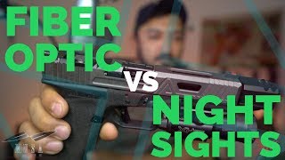 Fiber Sights vs Tritium Night Sights [upl. by Cryan]