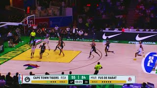 FUS De Rabat DOMINATED the Cape Town Tigers in This Matchup  Basketball Africa League [upl. by Edan]