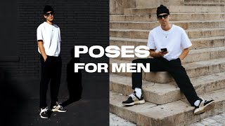 5 SIMPLE POSES for Men´s Instagram Streetstyle Pictures [upl. by Golden]