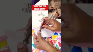 Sewing Tip for attaching eyelid for bags corsets and belts sewingbuttons needleweaving threads [upl. by Wallford]