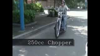 250cc 400cc VTwin choppers  Bobbers American madein China [upl. by Ybrek]