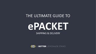 ePacket Tracking ePacket Shipping ePacket Delivery  Everything you Need to Know [upl. by Arvo]