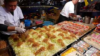 その場でファンが出来るお好み焼き屋さん 2018 職人芸 Street Food Japan Okonomiyaki [upl. by Tap820]