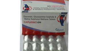 CAPIJOINT GN Tablets Diacerein Glucosamine Sulphate amp Methyl Sulphonyl Methane Tablets [upl. by Anais558]