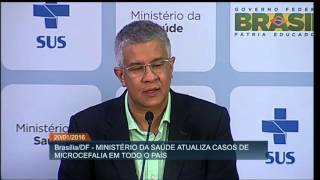 Ministério da Saúde divulga atualização do Boletim Epidemiológico de microcefalia [upl. by Tillinger]