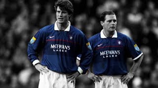 Brian Laudrup amp Paul Gascoigne  Greatest Rangers Duo [upl. by Merp]