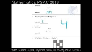 Question 2 PSAC 2018 [upl. by Rebak]