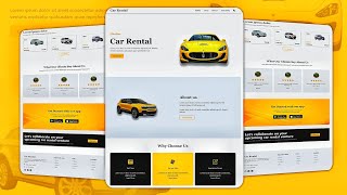 🔥Complete Responsive Car Rental Website using ReactJS and Tailwind CSS  Build and Deploy [upl. by Attenhoj418]