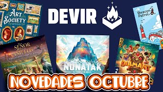 NOVEDADES DEVIR OCTUBRE [upl. by Akirderf]