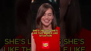 Emilia Clarke talking with her quotCali from the Valleyquot accent 🤣💁🏼‍♀️ shorts [upl. by Forcier]