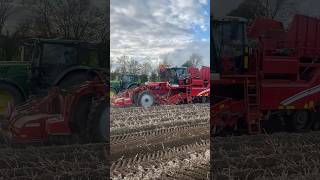 Grimme Harvester and John Deere [upl. by Burgener]