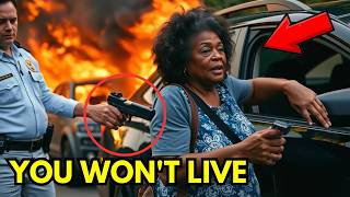 A racist cop humiliates an elderly Black woman and burns her car not knowing shes an FBI agent [upl. by Jolene]