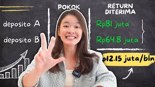 Hidup dari BUNGA DEPOSITO BANK Butuh Modal Berapa😱 [upl. by Ardelle]