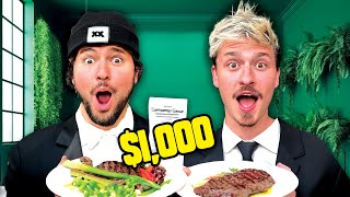 Eating MOST EXPENSIVE Mukbang On Postmates ft ROOMMATES [upl. by Notlew]