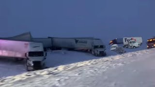 Colorado is CLOSED Blizzard On I70 I25 and 24 [upl. by Raddatz]