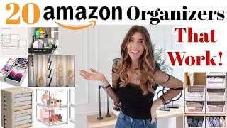 20 AMAZON Home ORGANIZERS that Work 2024 20 Multifunctional Organization solutions for your Home [upl. by Arabella622]