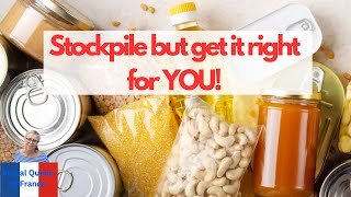 Stockpile but get it right for YOU frugalityislife stockpicks prepper costoflivingcrisis [upl. by Antonia]