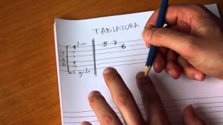 Como Leer Tablaturas para Guitarra [upl. by Copp]