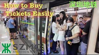 Shenzhen Metro Guide How to Buy Tickets Easily [upl. by Nnylirehs]