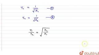 In a vibration magnetometer the time period of a bar magnet oscillating in horizontal componnt of [upl. by Solrac]