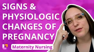 Signs and Physiologic Changes of Pregnancy  Pregnancy  Maternity Nursing  LevelUpRN [upl. by Snapp754]