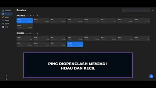 Tutorial agar ping di openclash berwarna hijau dan kecil dengan menghidupkan metacore [upl. by Ainak]