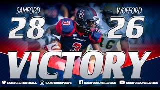 Samford Football Wofford Game Recap [upl. by Ecnarrot]