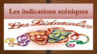 Les indications scéniques quotles didascalies quot [upl. by Eurd]