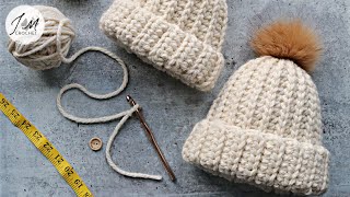 HOW TO CROCHET this Easy and Beautiful Hat  EasyFast crochet hatbeanie for beginnersRibbed hat😍 [upl. by Shaff287]