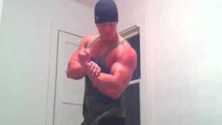 Natetrainmafia flexes 19 in arms [upl. by Rimahs]