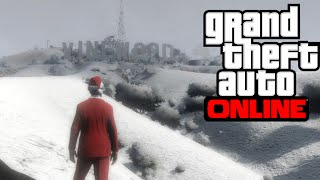 GTA V ONLINE  El Mapa Nevado De Nuevo  DLC De Navidad   Informacion GTA V [upl. by Annoval]