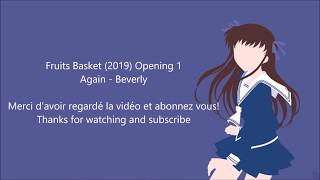 Fruits Basket 2019 Opening 1FULL Lyrics ENG SubVostfr [upl. by Monarski]