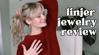 linjer jewelry review  high quality gold jewelry earrings ring pearls [upl. by Sperry]