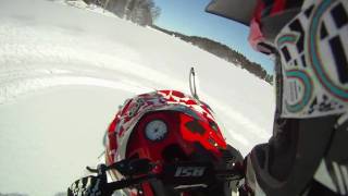 Polaris IQR 440 carve with Go Pro HD [upl. by Clancy]